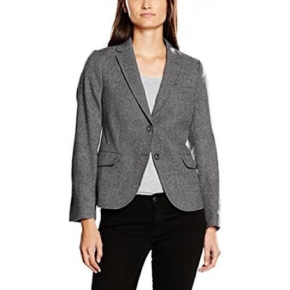 Max &Co Black & Grey Wool Tweed Suit Jacket - Picture 1 of 8